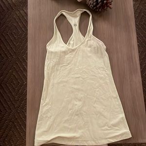 Lululemon Racerback neon yellow tank top